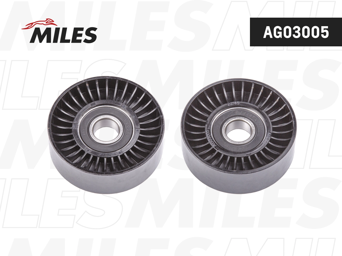 Tensioner Pulley, V-ribbed belt (AG03005)