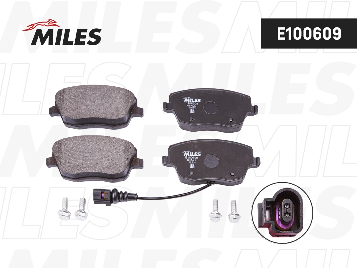 Brake Pad Set, disc brake (E100609)