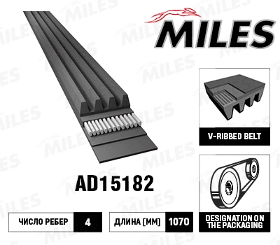 V-Ribbed Belt (AD15182)