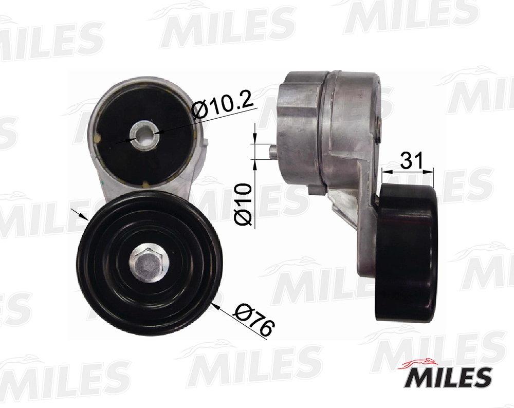 Tensioner Lever, V-ribbed belt