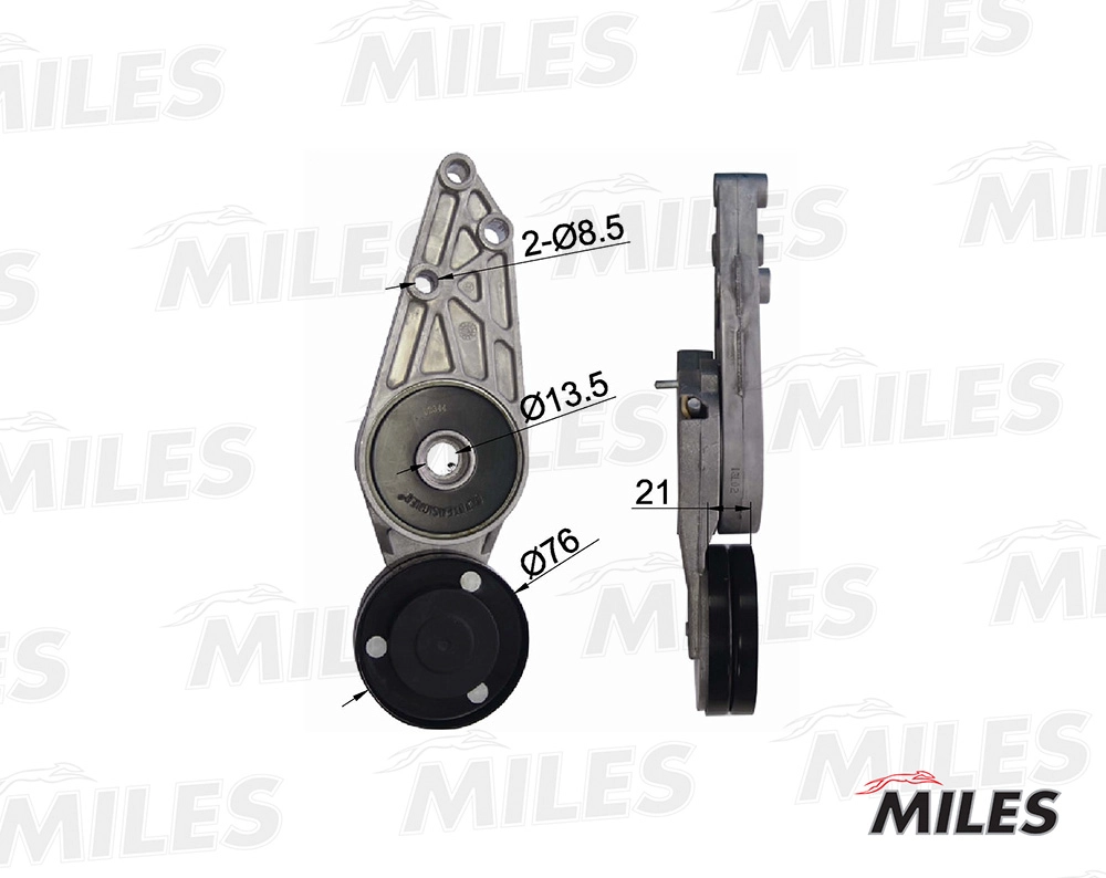 Tensioner Lever, V-ribbed belt