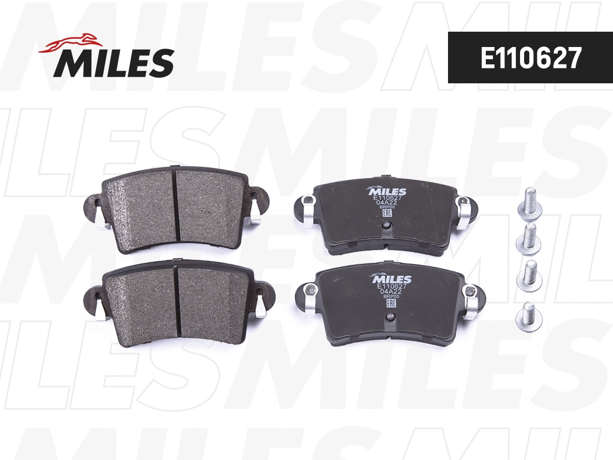 Brake Pad Set, disc brake (E110627)