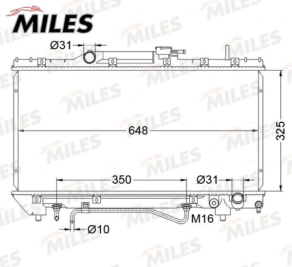 Radiator, engine cooling (ACRB592)