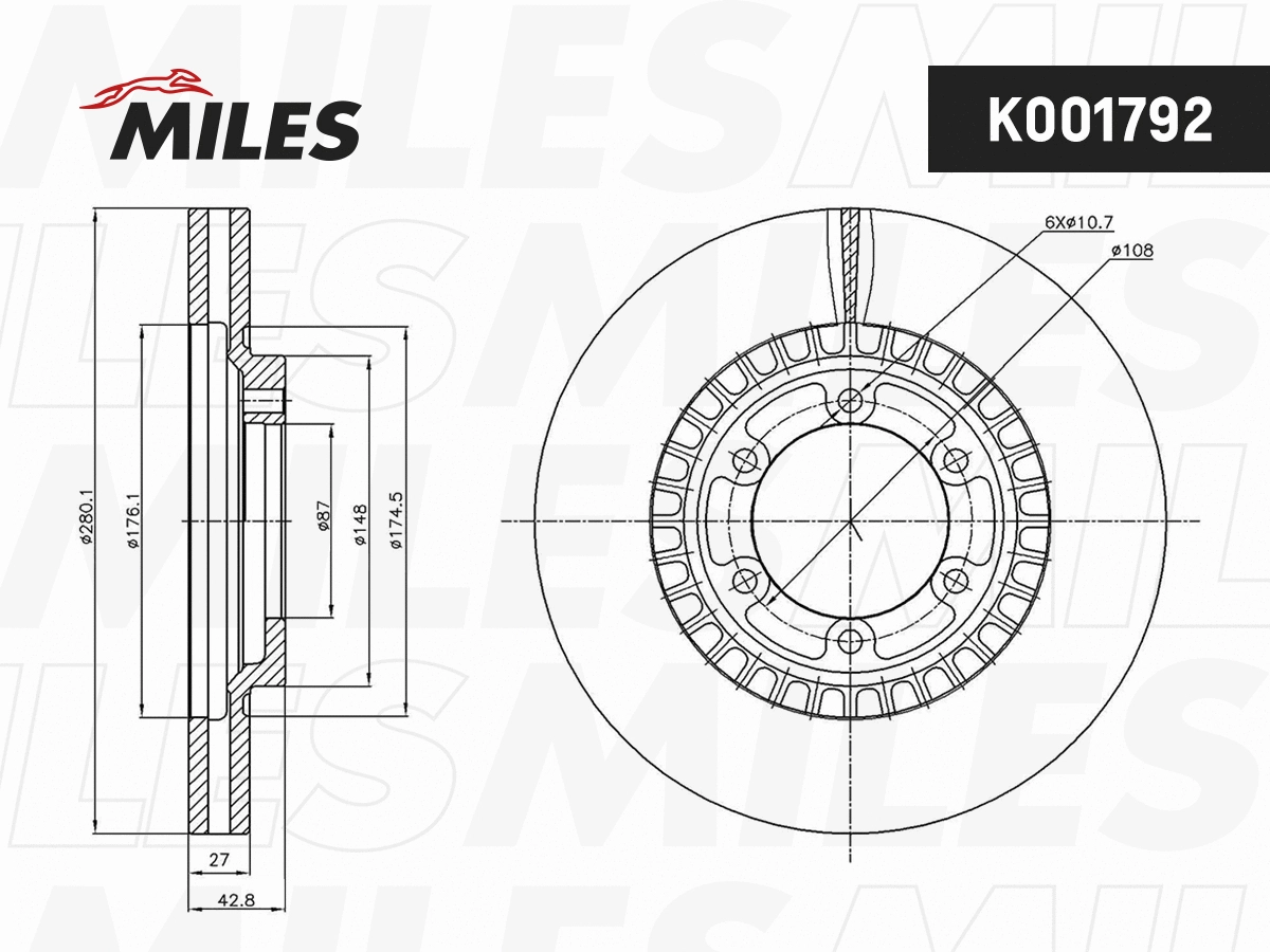 Brake Disc (K001792)