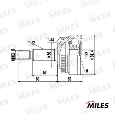 Joint Kit, drive shaft (GA20503)