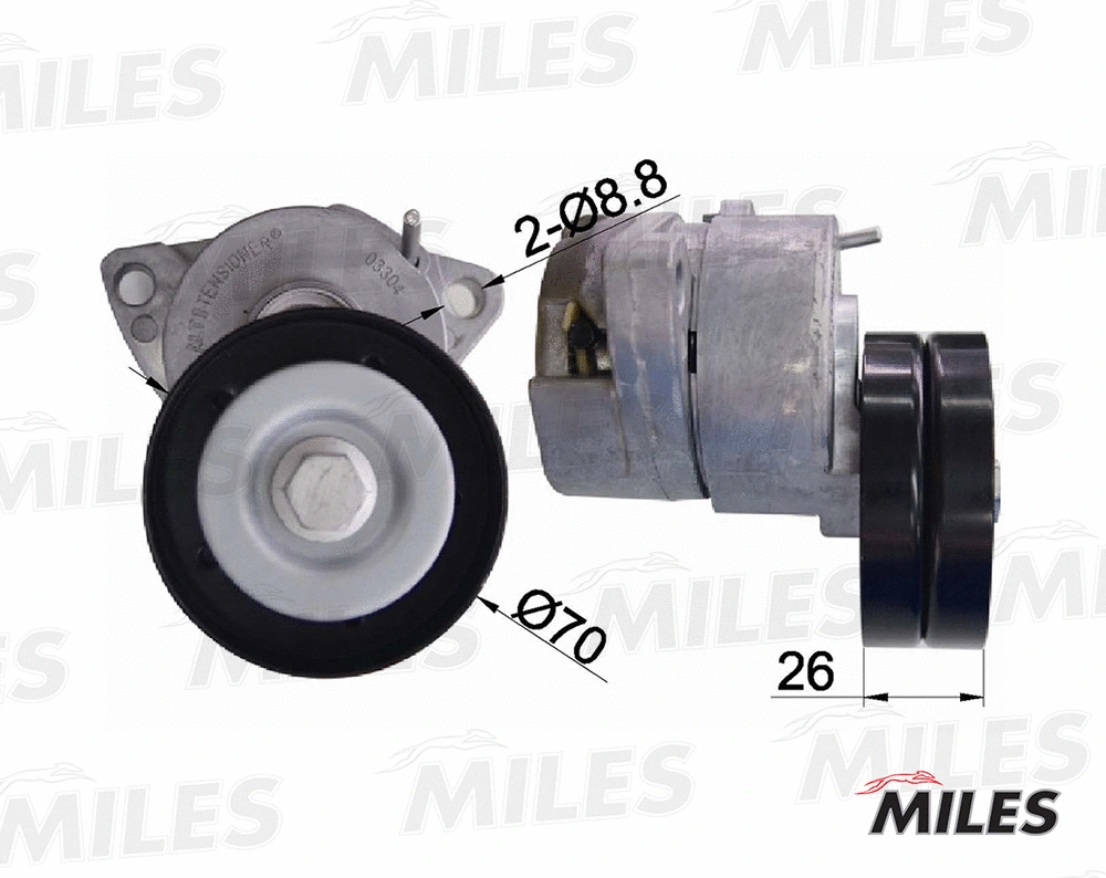 Tensioner Lever, V-ribbed belt