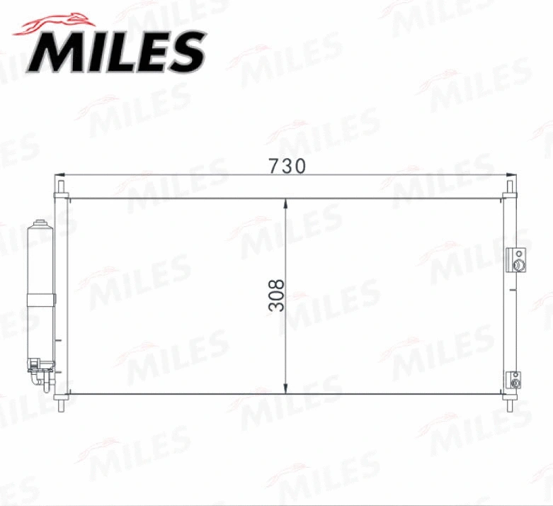 Condenser, air conditioning (ACCB043)