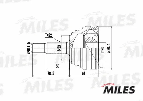 Joint Kit, drive shaft (GA20517)