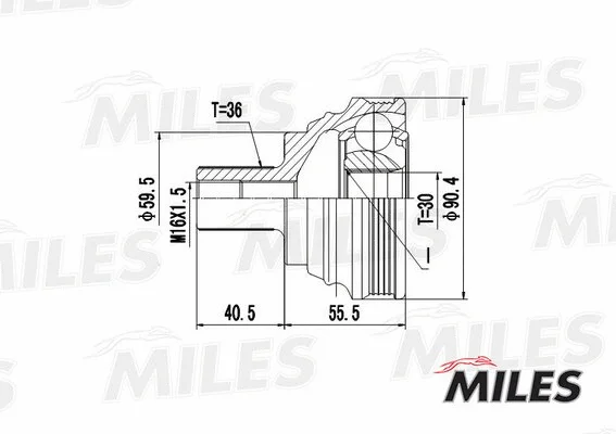 Joint Kit, drive shaft (GA20603)