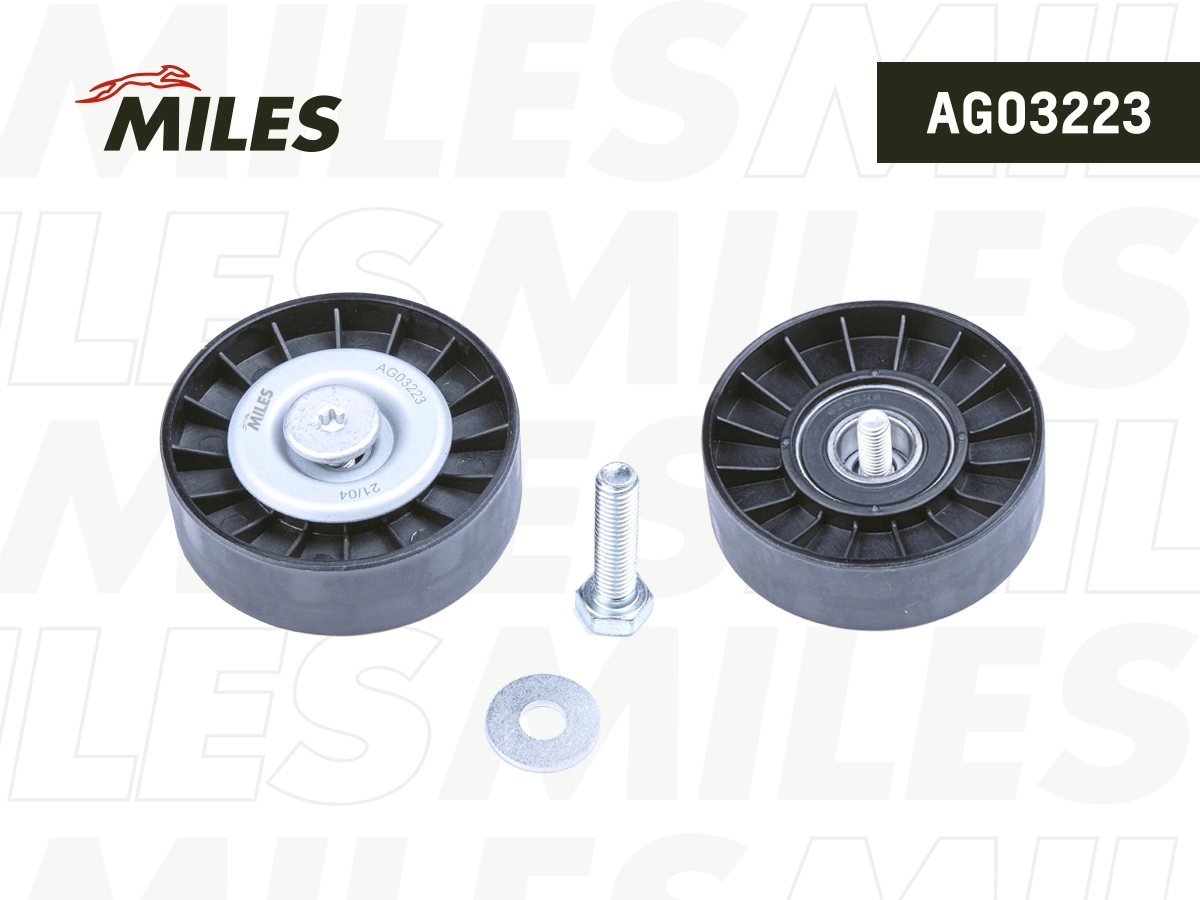 Deflection/Guide Pulley, V-ribbed belt (AG03223)