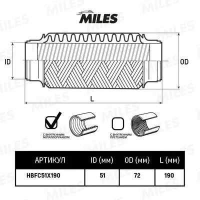 Flexible Pipe, exhaust system