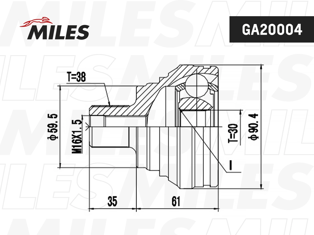 Joint Kit, drive shaft (GA20004)