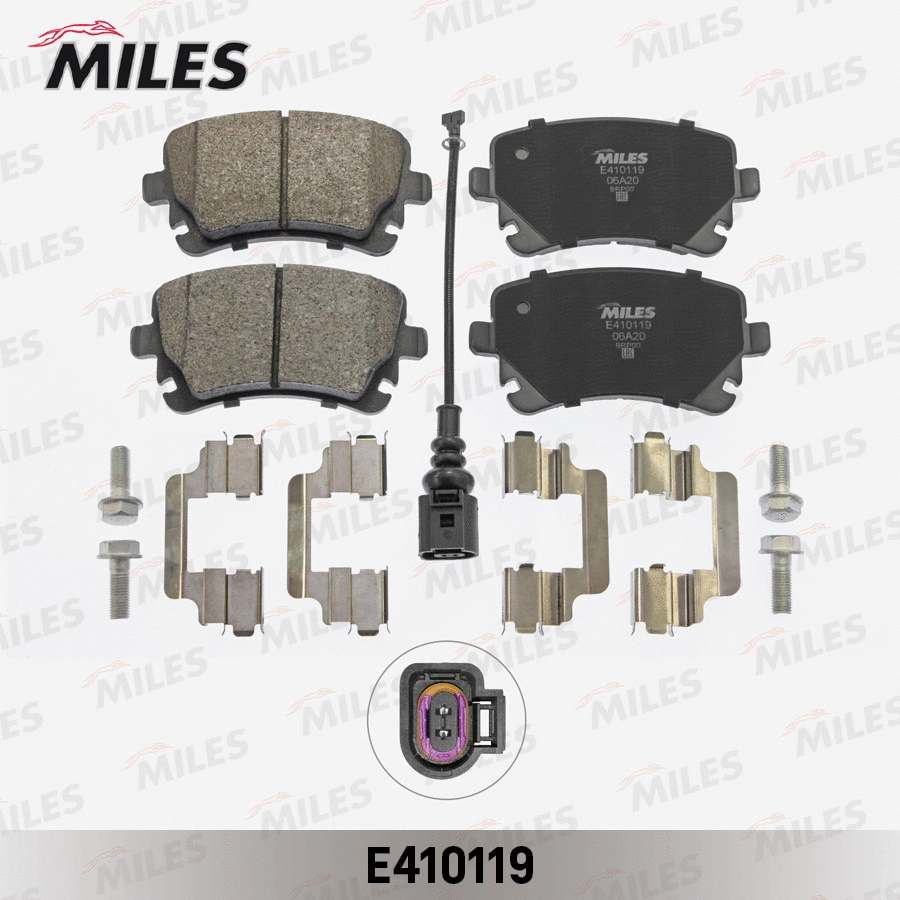 Brake Pad Set, disc brake (E410119)