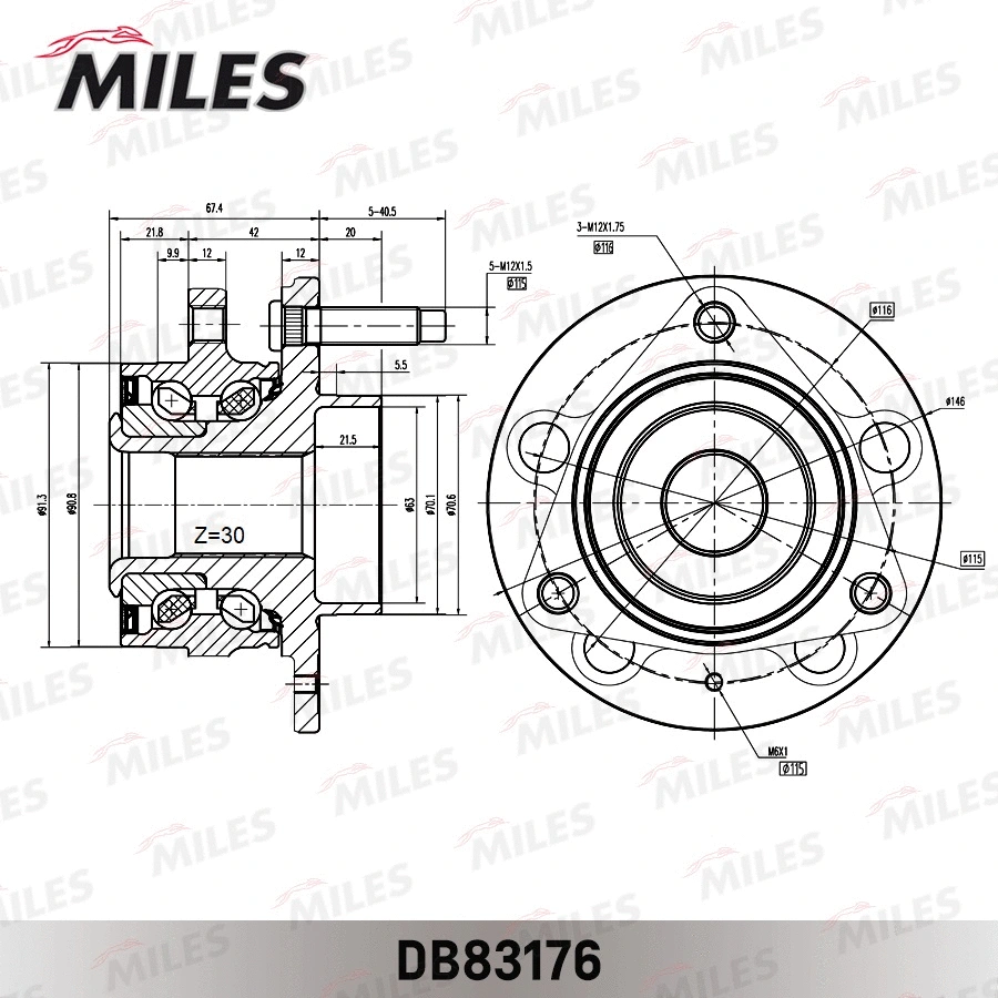 Wheel Bearing Kit (DB83176)