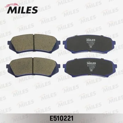 Brake Pad Set, disc brake (E510221)