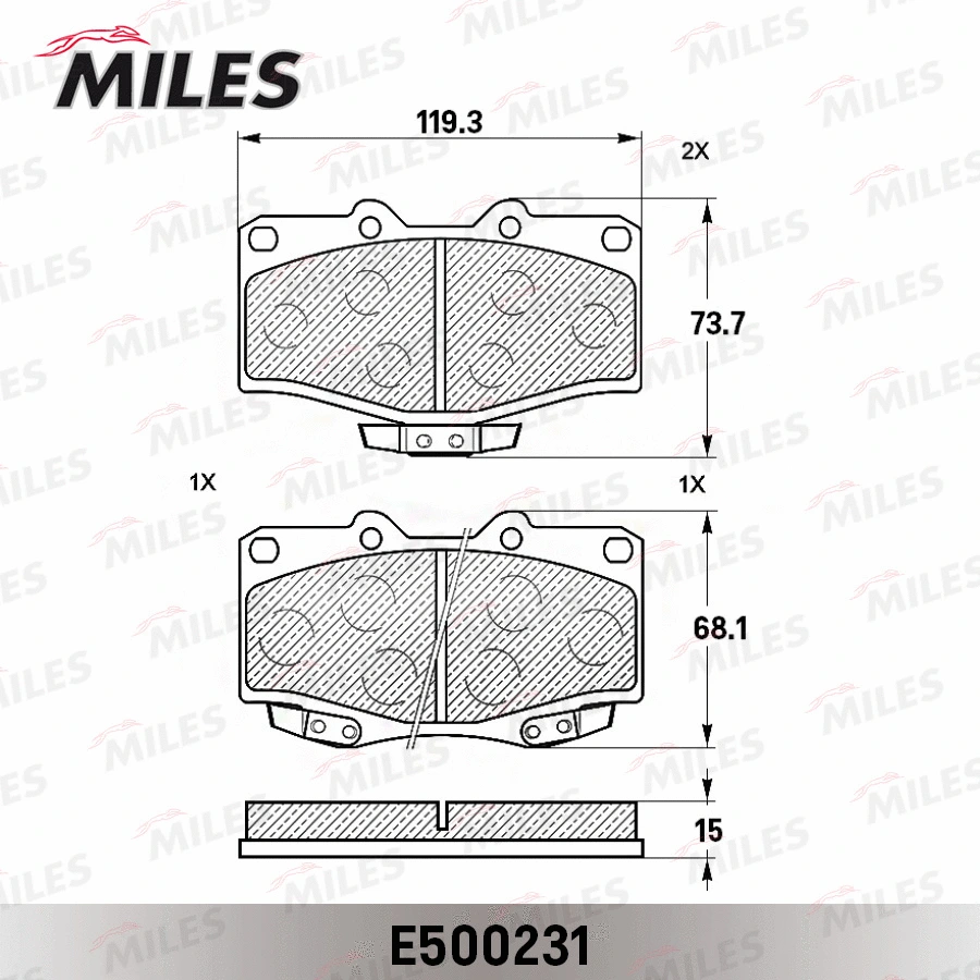 Brake Pad Set, disc brake