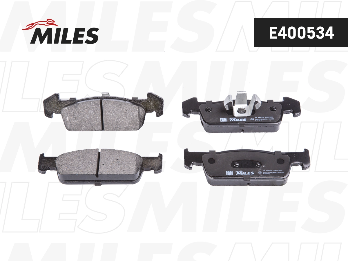 Brake Pad Set, disc brake (E400534)