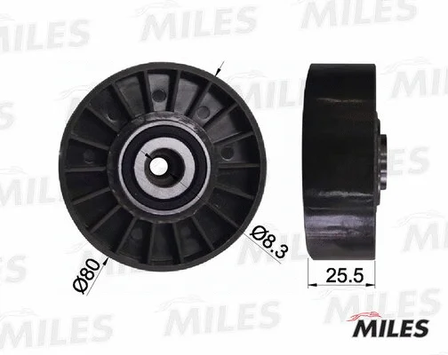 Tensioner Pulley, V-ribbed belt (AG03083)