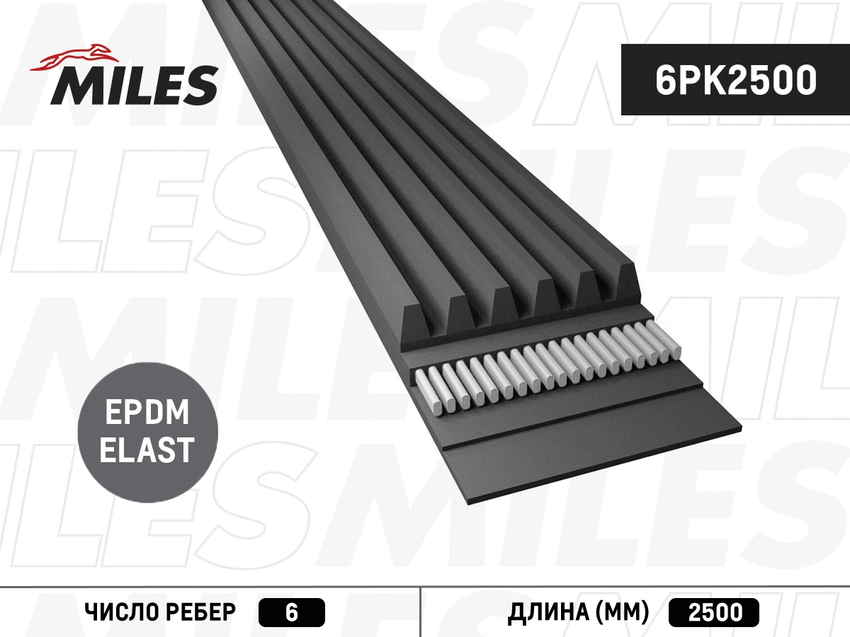 V-Ribbed Belt (6PK2500)