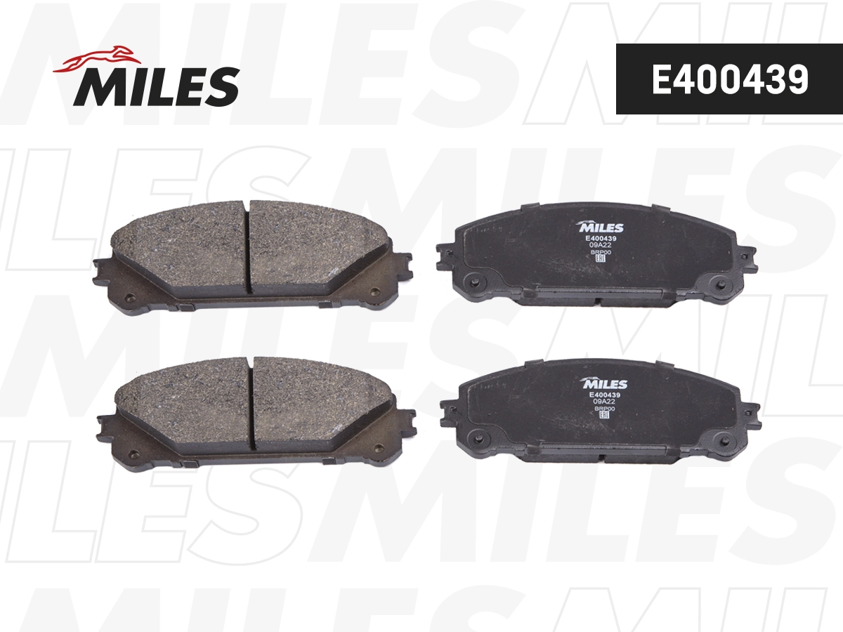 Brake Pad Set, disc brake (E400439)