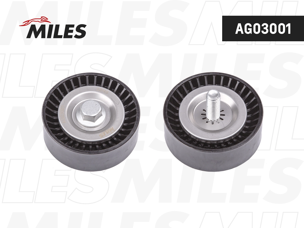 Deflection/Guide Pulley, V-ribbed belt (AG03001)