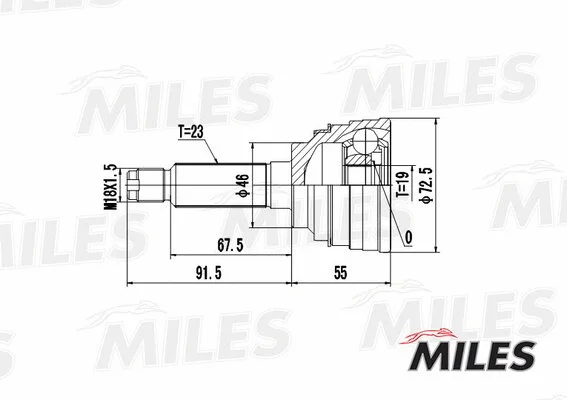 Joint Kit, drive shaft (GA20625)