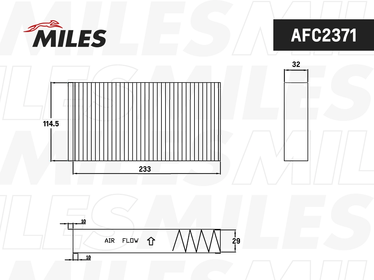 Filter, cabin air (AFC2371)
