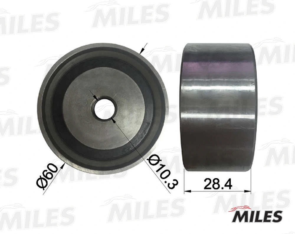 Deflection/Guide Pulley, timing belt