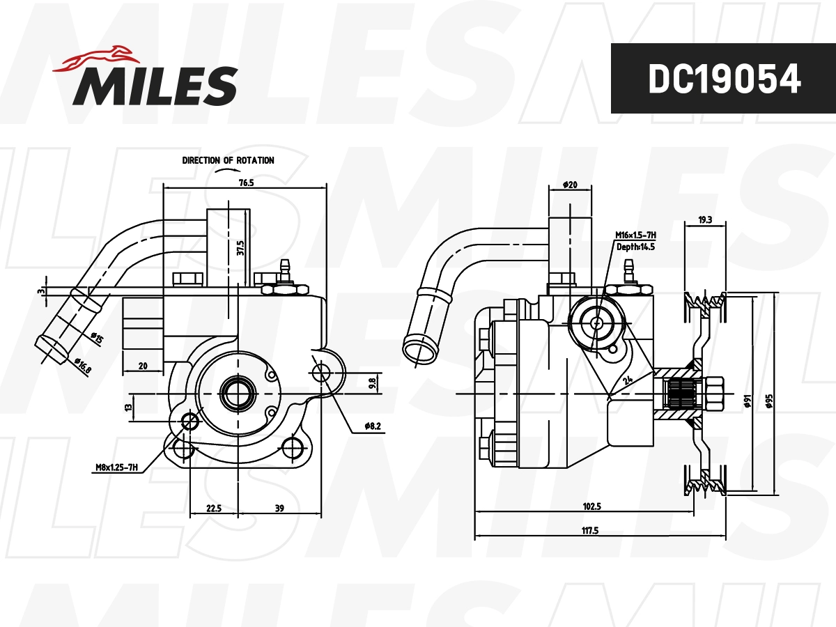 Hydraulic Pump, steering (DC19054)