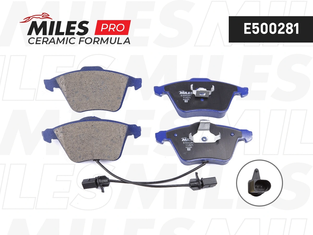Brake Pad Set, disc brake (E500281)