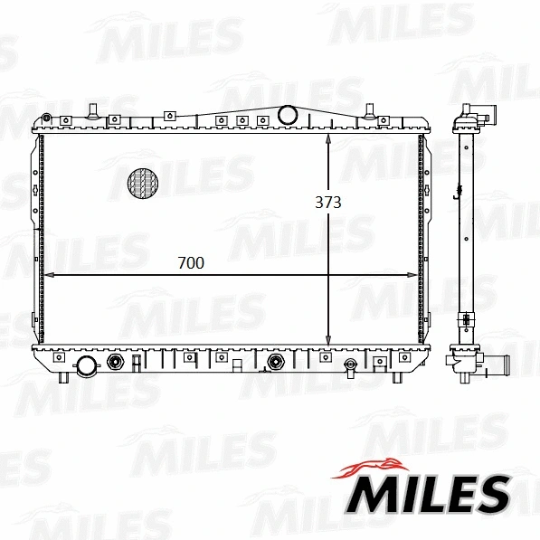 Radiator, engine cooling (ACRM030)