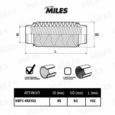 Flexible Pipe, exhaust system