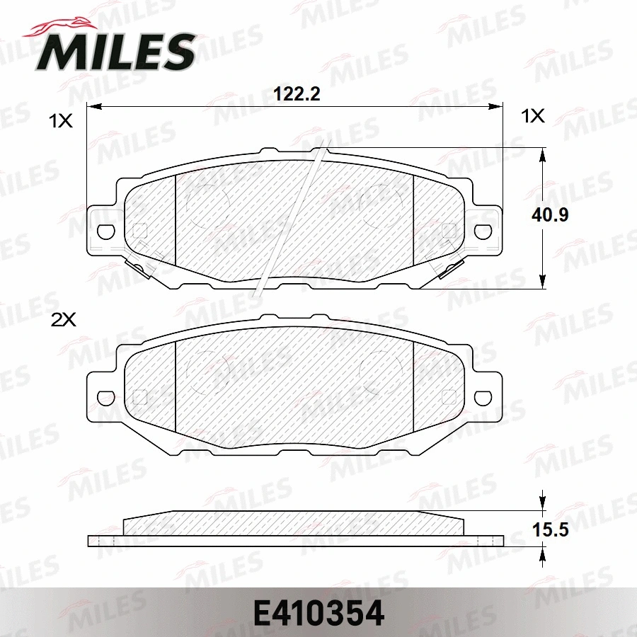 Brake Pad Set, disc brake