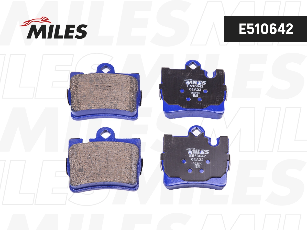 Brake Pad Set, disc brake (E510642)