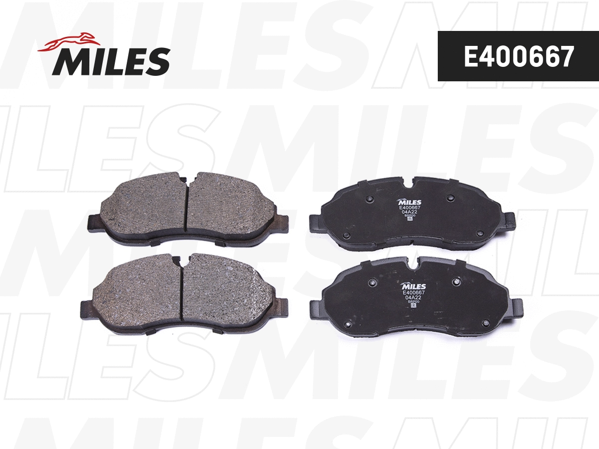 Brake Pad Set, disc brake (E400667)
