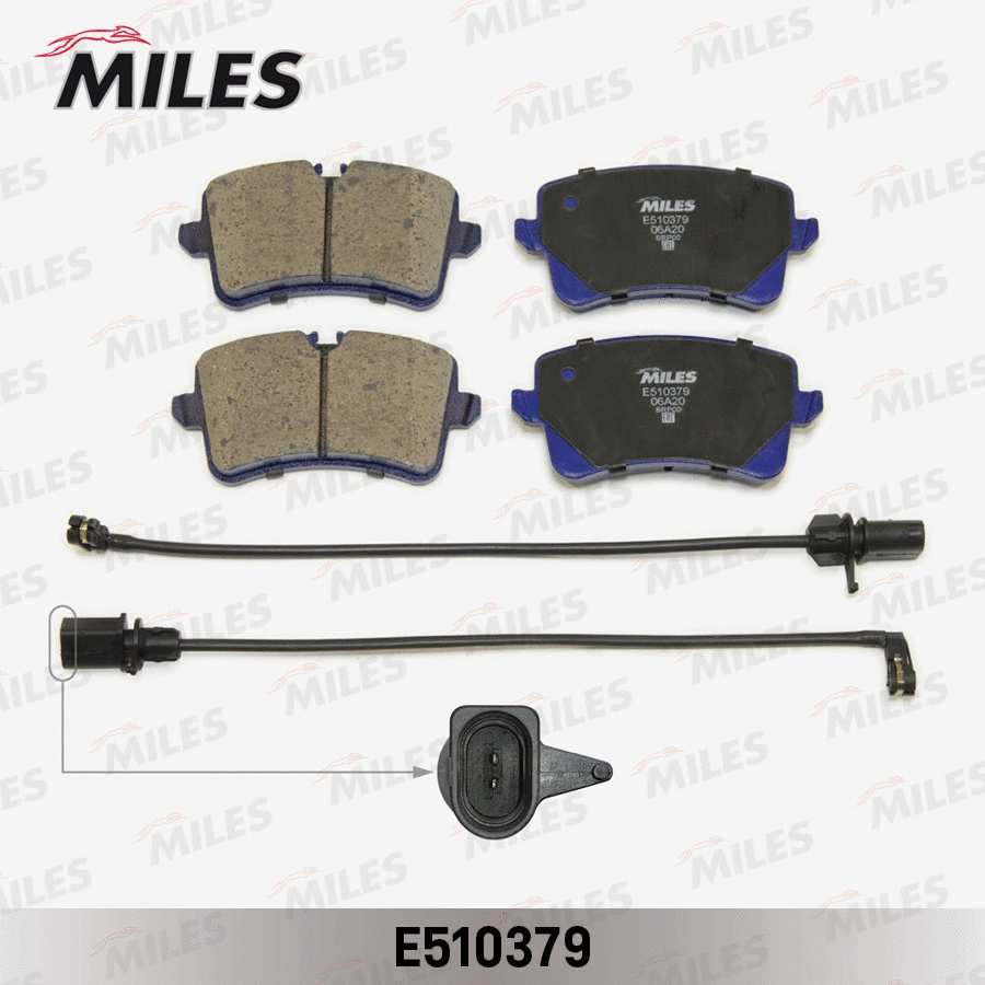 Brake Pad Set, disc brake (E510379)