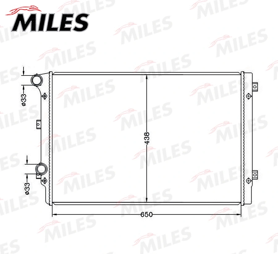 Radiator, engine cooling (ACRB338)