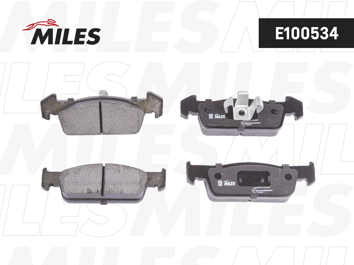 Brake Pad Set, disc brake (E100534)