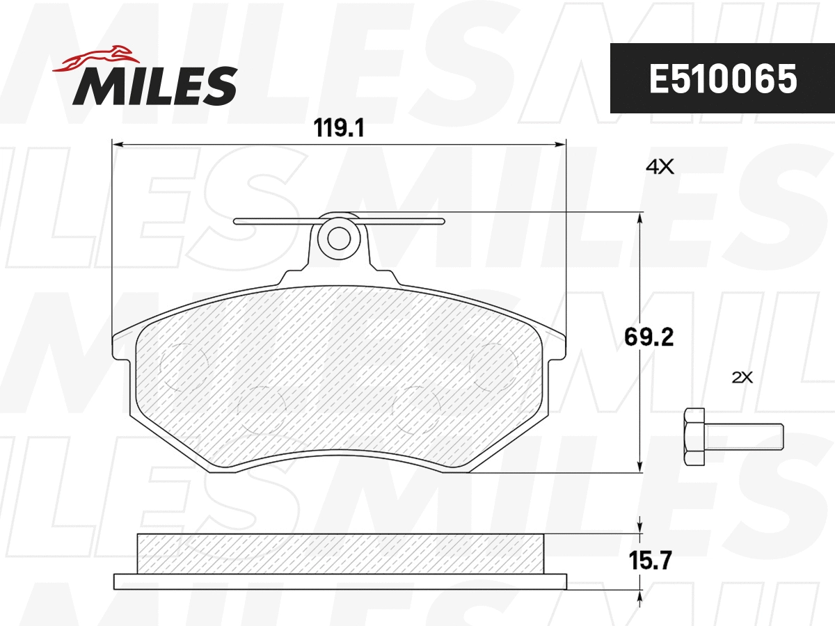 Brake Pad Set, disc brake