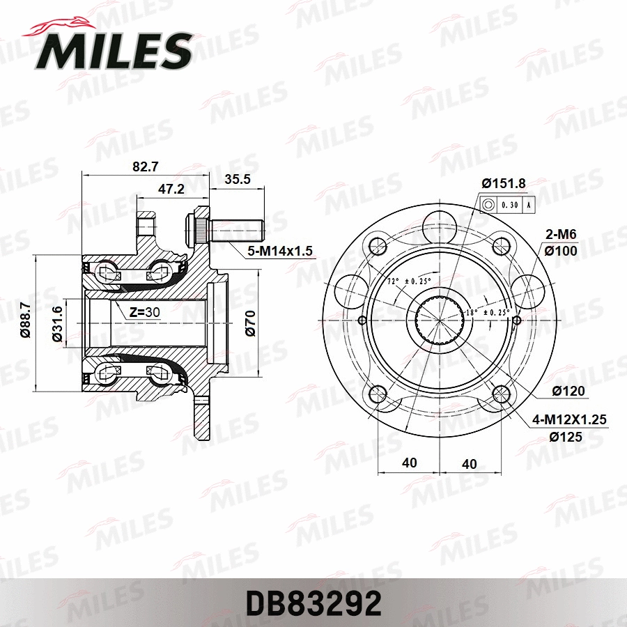 Wheel Bearing Kit (DB83292)