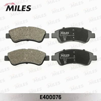 Brake Pad Set, disc brake (E400076)