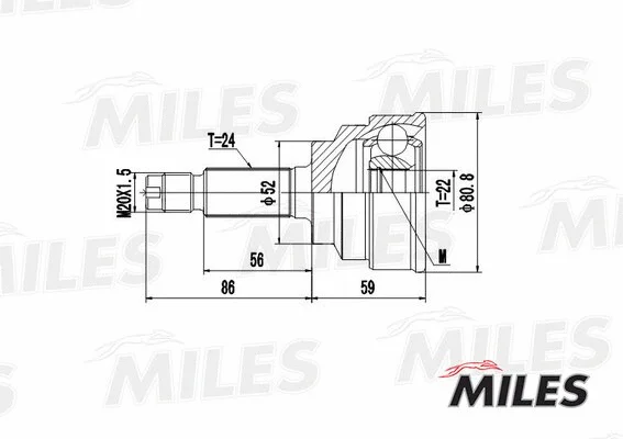 Joint Kit, drive shaft (GA20596)