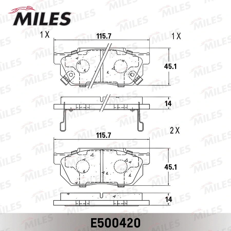 Brake Pad Set, disc brake