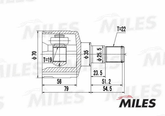 Joint Kit, drive shaft (GA10013)
