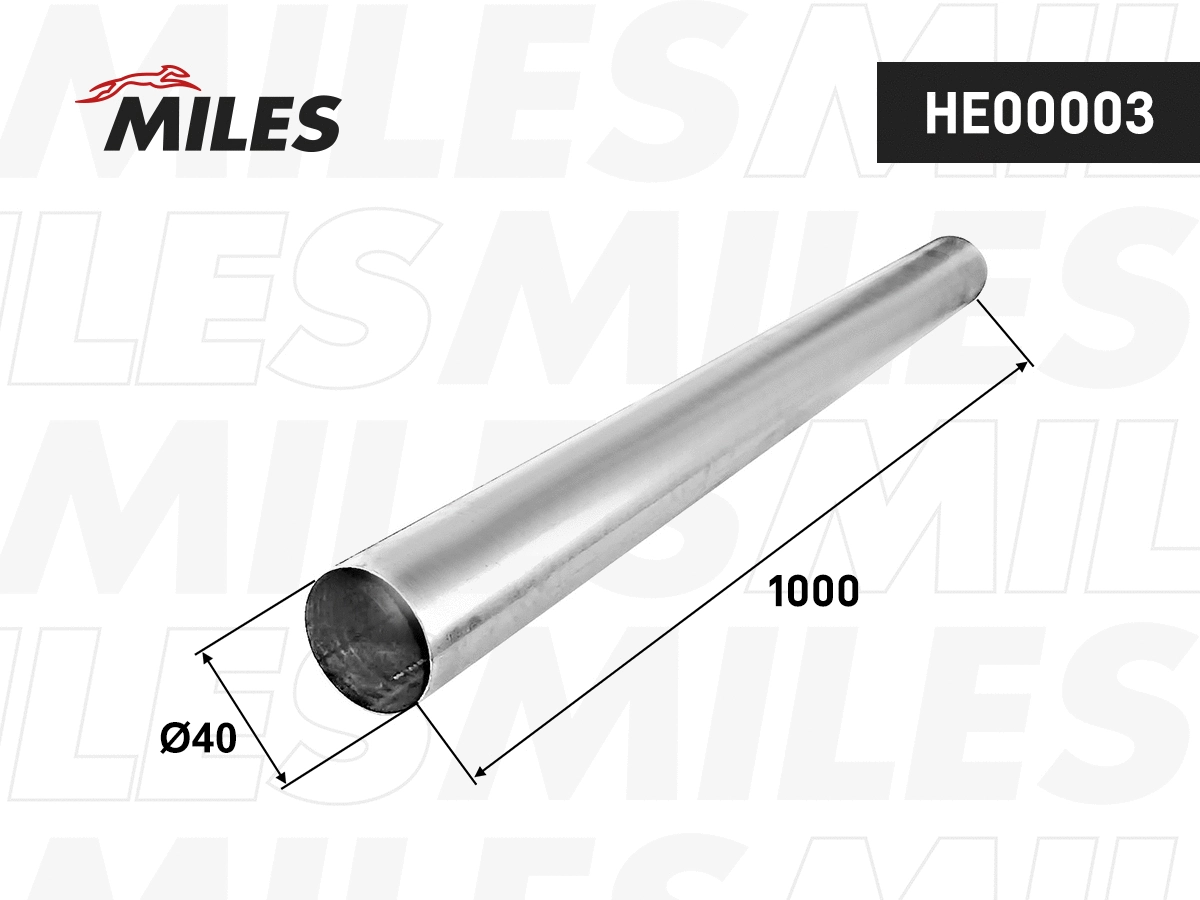 Exhaust Pipe, universal (HE00003)