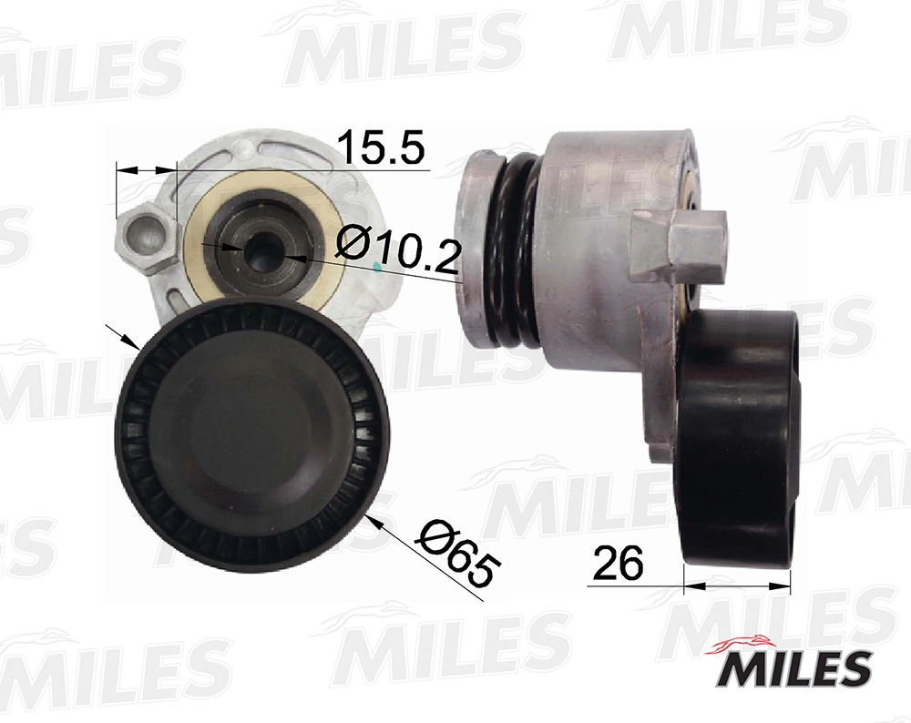 Belt Tensioner, V-ribbed belt
