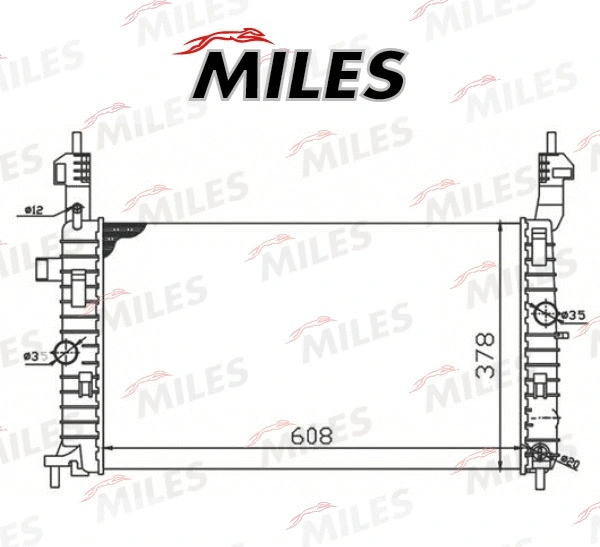Radiator, engine cooling (ACRM123)