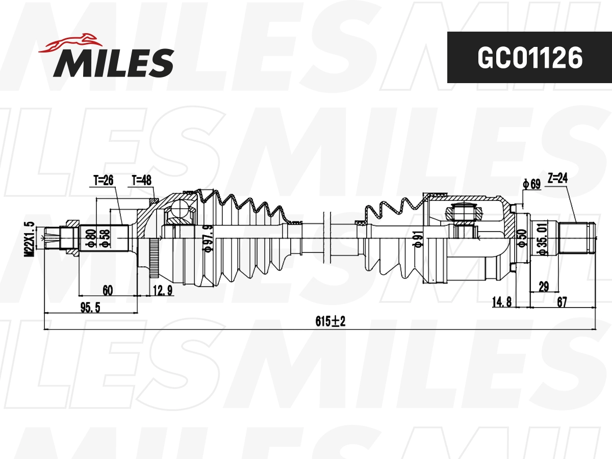Drive Shaft (GC01126)