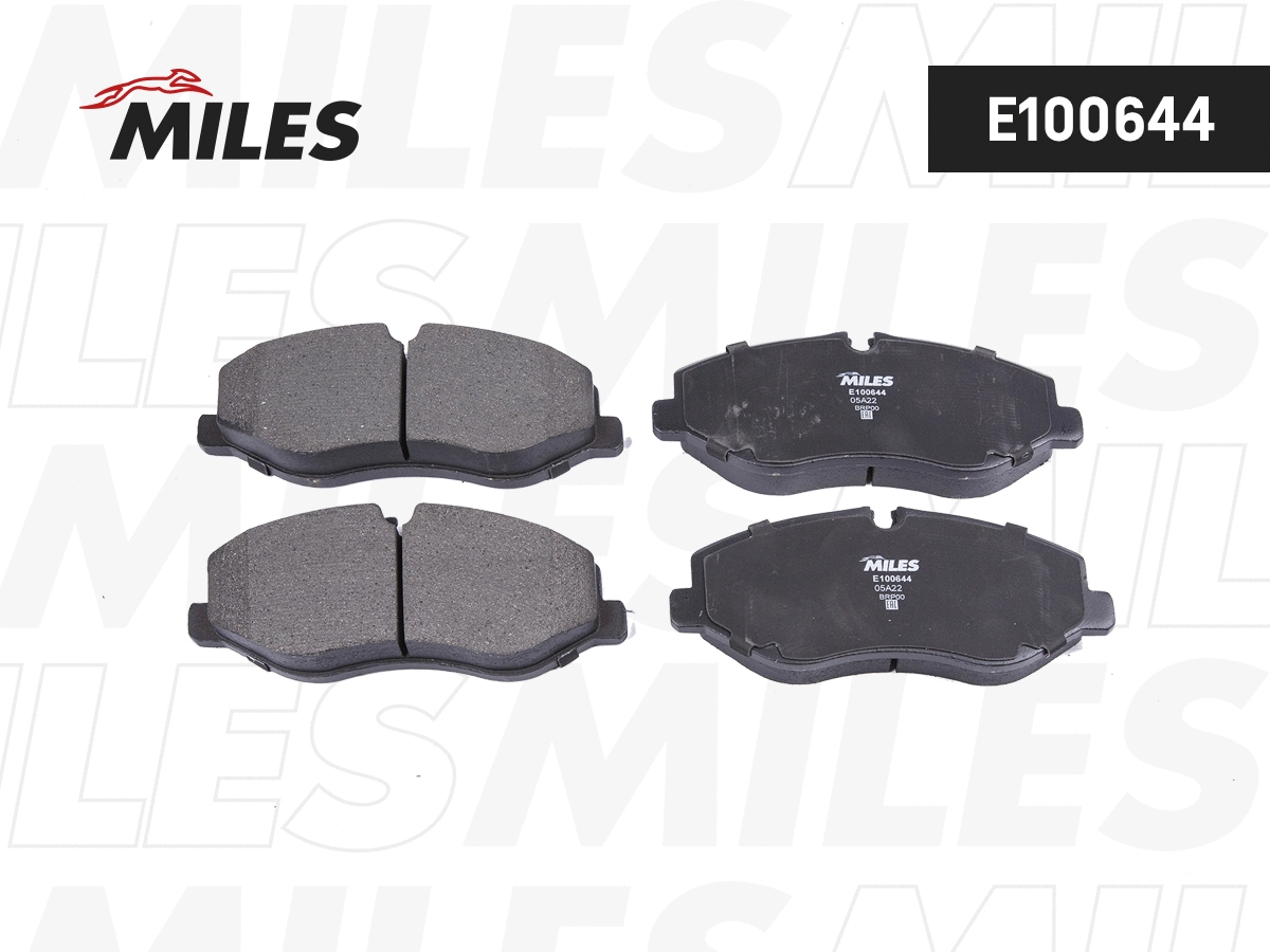 Brake Pad Set, disc brake (E100644)