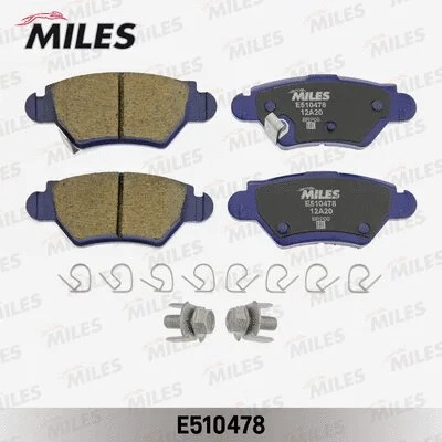 Brake Pad Set, disc brake (E510478)